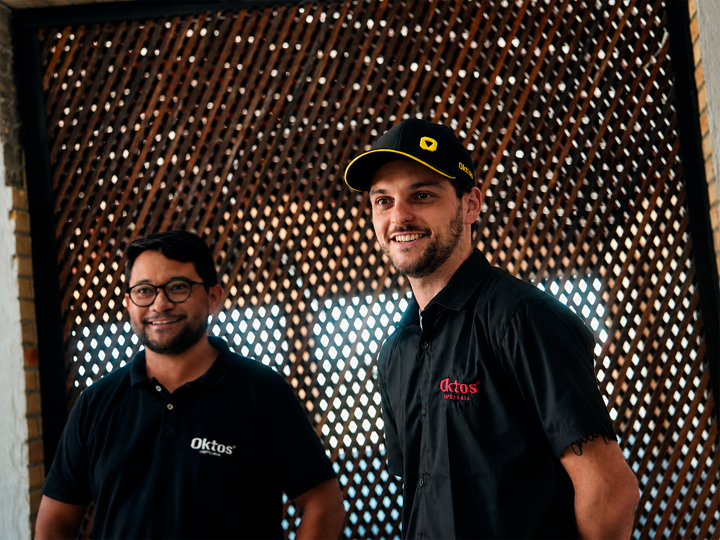 Equipe OKTOS em captação profissional